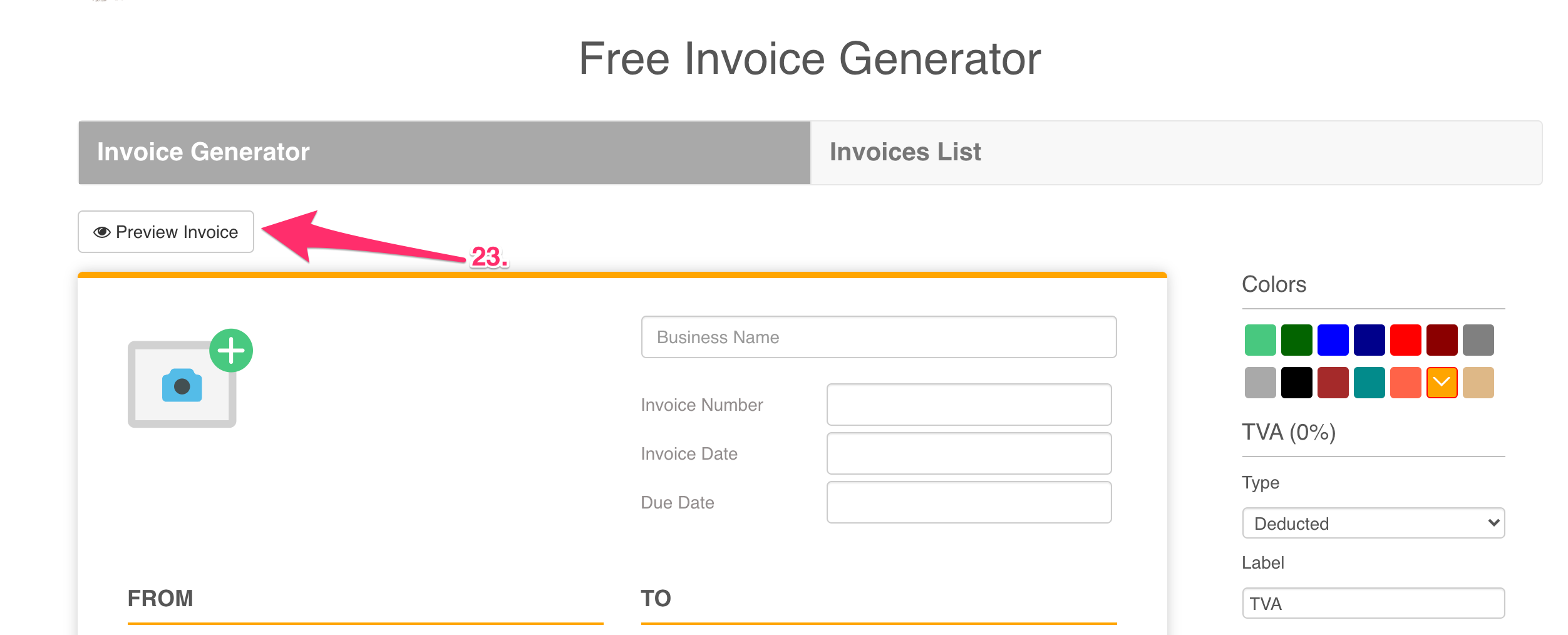 Free Invoice Generator